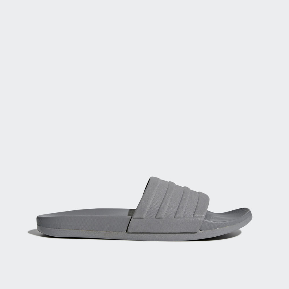 Adidas Adilette Cloudfoam Plus Mono Slides - παντοφλες ανδρικα - Γκρι/Γκρι/Γκρι,Μέγεθος: EU 36 – 54